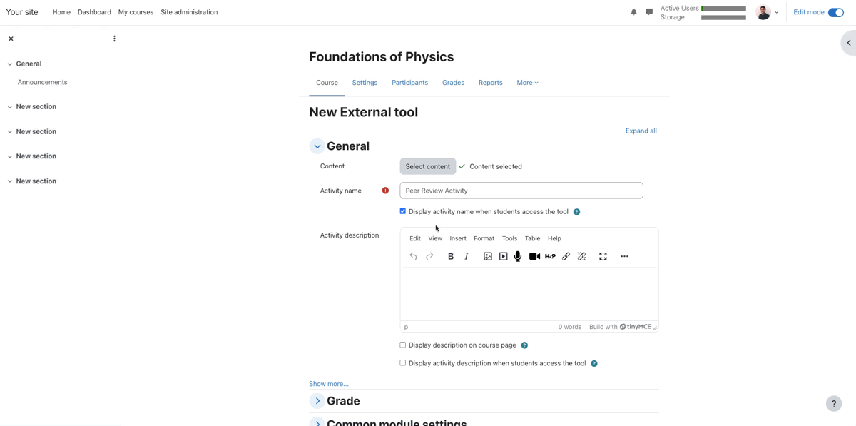 Teachfloor Integrates with Moodle via LTI